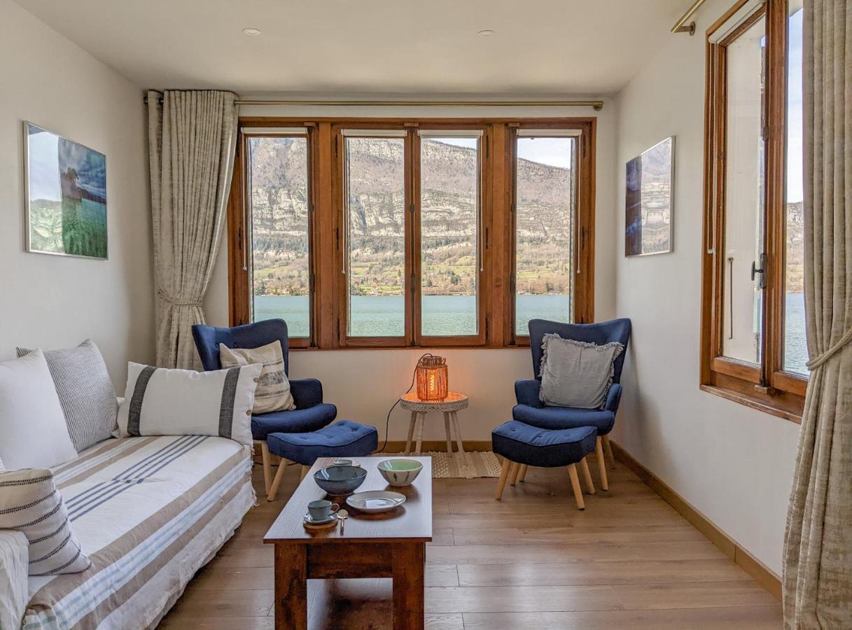 Reflet Bleu Du Lac D'Annecy 3 Etoiles - Face Au Lac, Parking Gratuit, Paddle Board Doussard Exterior photo
